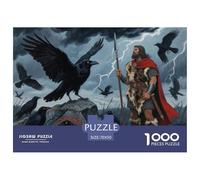 Raven Prophet Jigsaw Puzzle Waterproof 1000 Piece Puzzles for Adults Gifts Fun Challenging Games