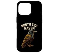 Raven Quoth The Dark Academia Womens Night Case for iPhone 16 Pro