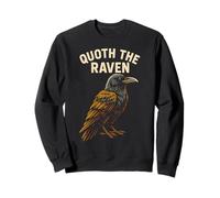 Raven Quoth The Dark Academia Womens Night Sweatshirt