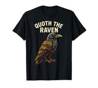 Raven Quoth The Dark Academia Womens Night T-Shirt