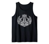Raven Ravens Odins Thor's Hammer Mjölnir Valhalla Vikings Tank Top