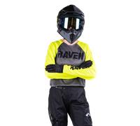Raven Rival Youth MX Jersey Hi-Vis BlackXL Hi-Vis Black