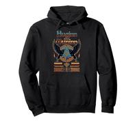 Raven Rune Twin Symbol Norse Mythology Design Pullover Hoodie
