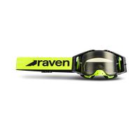 Raven Rysen MX Goggles Hi-Vis Black Hi-Vis Black