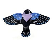 Raven’s Keepsake Felt Sewing Notions Organizer Roll - Portable Scissor, Needle & Thread Holder for Quilters, Embroiderers, and Travel Storage (The Bright Diamonds Need to be Purchased by Yourself)