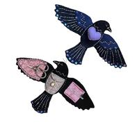 Raven’S Keepsake - Guardian of Stitches, Luna The Crow Sewing Case, Gothic Sewing Accessories for Threads Needles Scissors, Portable Sewings Organizer Bag, Gift for Sewers and Quilters (Mix)