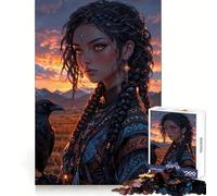 Raven Shaman︰ Tibetan Mountain Oracle 1000 Pieces Jigsaw Puzzles for Adults Strengthen Memory Casual Fun Clean Edge Classic Gift (50x75cm)