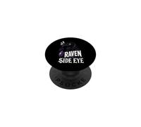 Raven Side Eye Crystal Sarcastic PopSockets Adhesive PopGrip