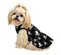 Raven Standing on Tombstone Dog Dress for Small to Medium Puppy