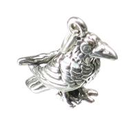 Raven sterling silver charm .925 x 1 Ravens Bird Birds charms