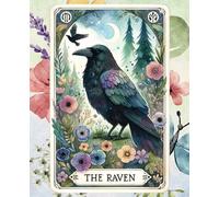 Raven Tarot | 100 pages | College Ruled: Notebook Journal | Great gift for women, men, teens, adventure seekers, writers