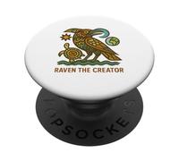 Raven the Creator Pacific Northwest Native American Legend PopSockets Adhesive PopGrip