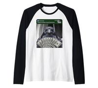 Raven There is Motion At Your Front Door Crow Silly Raglan Baseball Tee