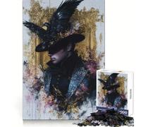 Raven ﹨u Gentleman 1000 Pieces Jigsaws Adults Puzzles Gifts Mind Challenge Toy Easy Leisure Precise Cut (38x52cm)