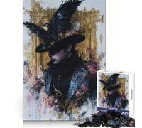 Raven ﹨u Gentleman Hard Jigsaw Puzzle for Adults 1000 Pieces Mind Challenge Toy Gentle Leisure Precise Cut Memorable Gift (50x75cm)