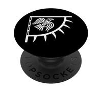 RAVEN VIKING BANNER NORSE FLAG SCANDINAVIAN PopSockets Adhesive PopGrip