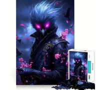 Raven Warrior Animal Jigsaw 1000 Pieces for Teenagers Strengthen Memory Relaxing Fun Smooth Edge Santa Wish List (38x26cm)