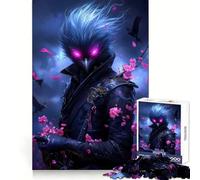 Raven Warrior Animal Jigsaw Puzzles for Teenagers 1000 Pieces Recall Boost Gentle Relax Smooth Cut Stylish Gift (50x75cm)