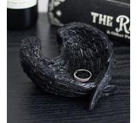 Raven Wings Trinket Dish - Gothic Jewelry & Keepsake Holder