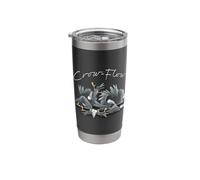 Raven Yoga Vibes, Mindful Workout Crows Stainless Steel Insulated Tumbler