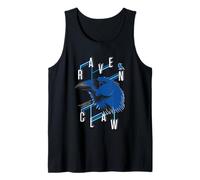 Ravenclaw Blue Raven Head Design Tank Top