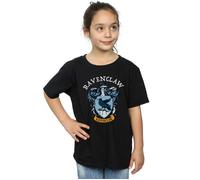 (9-11 Years, Black) Harry Potter Girls Ravenclaw Cotton T-Shirt