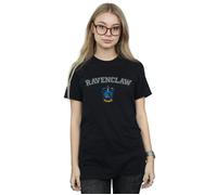 Ravenclaw Crest Cotton Boyfriend T-Shirt Harry Potter Black XXXL