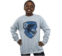 Ravenclaw Crest Flat Sweatshirt Harry Potter Grey 9 Years