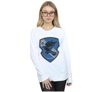 Ravenclaw Crest Flat Sweatshirt Harry Potter White S