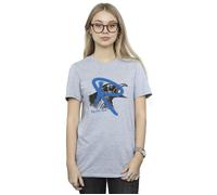 Ravenclaw Pop Spray Cotton Boyfriend T-Shirt Harry Potter Grey S
