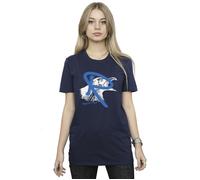 Ravenclaw Pop Spray Cotton Boyfriend T-Shirt Harry Potter Navy XL