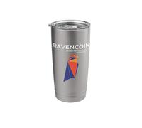Ravencoin Decentralized Asset Blockchain RVN Stainless Steel Insulated Tumbler
