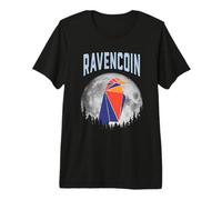 Ravencoin Price On The Moon Mining Wallet Calculator RVN Premium T-Shirt