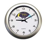 "Ravencourt Living DC300S Day & Night Wall Clock 12", 32 x 31.6 x 6.2 cm