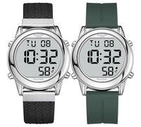 Ravencourt Living Digital Talking Watch, Two Straps, for The Blind and Visually Impaired, Radio-Controlled for Ease and Accuracy, English Voice, Mens