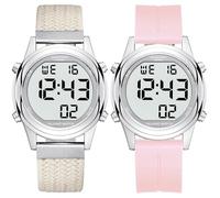 Ravencourt Living Digital Talking Watch, Two Straps, for The Blind and Visually Impaired, Radio-Controlled for Ease and Accuracy, English Voice, Womens
