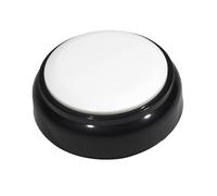 Ravencourt Living One Large Talking Button Clock - Clock and alarm function, Helping elderly keep track of time, 70mm