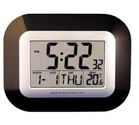 Ravencourt Radio Controlled Digital Electronic Clock - Ideal for classroom spaces, Portable around the room, 23x19cm