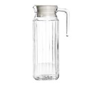 Ravenhead Slim Glass Fridge Jug 0.9L Door Jug Easy Pour Non Spill Milk Water Juice