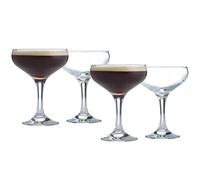 Ravenhead Entertain 4 Piece 20 CL Vintage Cocktail and Champagne Glass Saucers