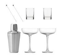 Ravenhead Entertain Martini Cocktail Set with 2 Glasses