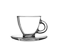 Entertain Cappuccino Cups & Saucers 6.9oz / 195ml (Pack of 2)