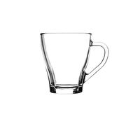 Ravenhead Essentials 25.5 cl Glass Mug, Transparent, 0040.427 (Pack of 6)
