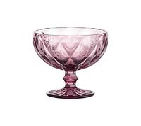 Dessert Bowl Amethyst Glass Ice Cream Sundae Fruit Starter Party Decorated Bowl