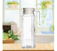 Ravenhead Essentials Fridge Jug – Clear Glass with Lid, 1 Litre