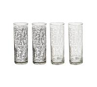 Ravenhead Soho Set of 4 Decorated Tumblers