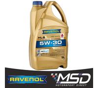 RAVENOL HLS 5W-30 Fully Synthetic Engine Oil 5L - High Performance Motor Oil