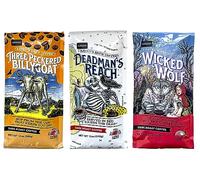 Raven's Brew Ground Coffee Variety Pack - 3 Delicious Flavors - Wicked Wolf, Three Peckered Billy Goat and Deadman's Reach - 12 oz each