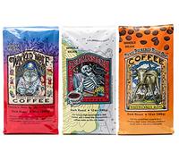 Raven's Brew Whole Bean Variety Pack - 3 Delicious Flavors - Wicked Wolf, Three Peckered Billy Goat and Deadman's Reach - 12 oz each