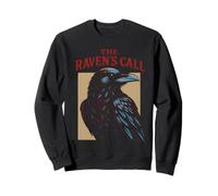 Raven's Call Creepy Night Women's Crow Sweatshirt